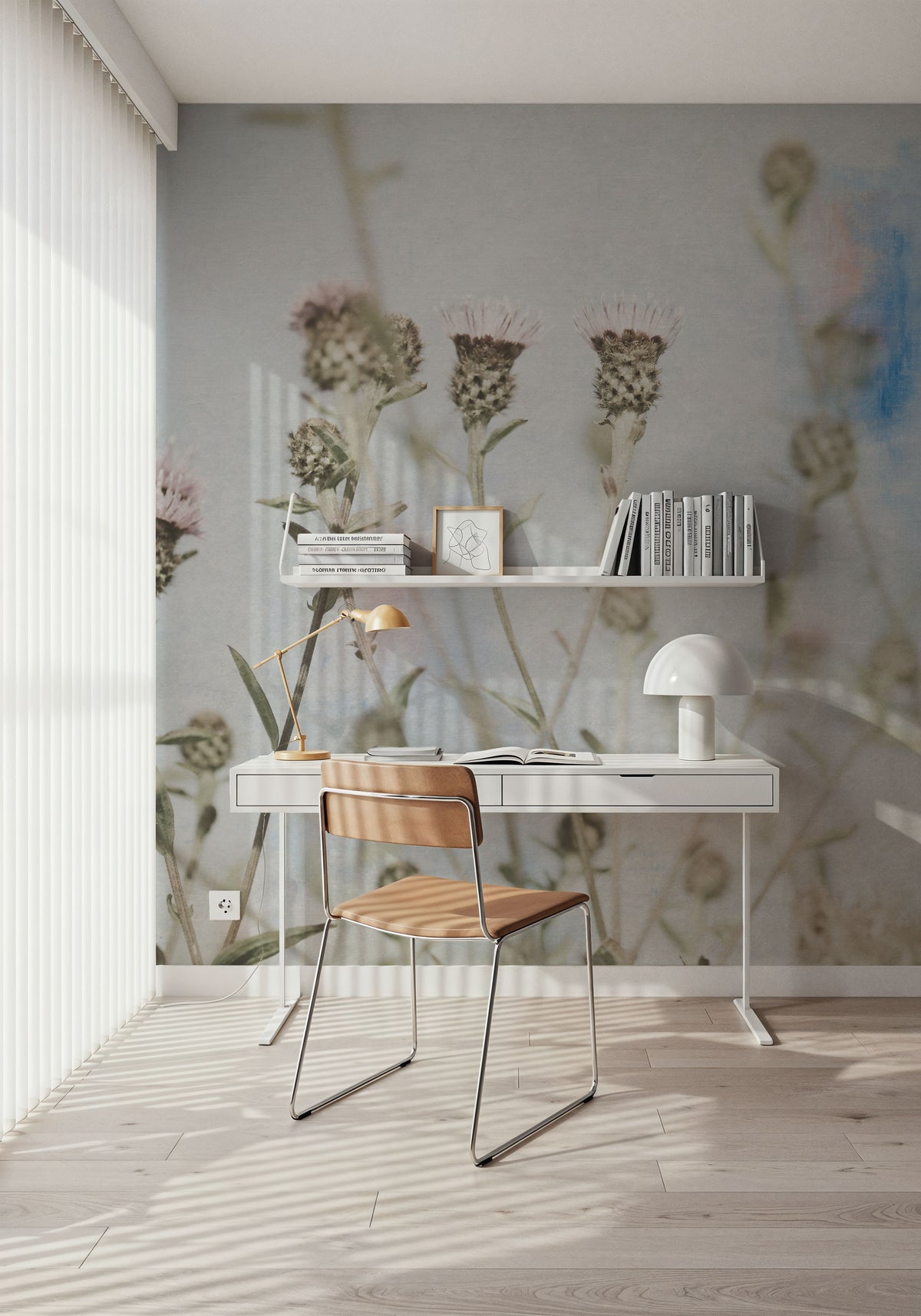 Wild Flowers I Mural Wallpaper - room preview 06