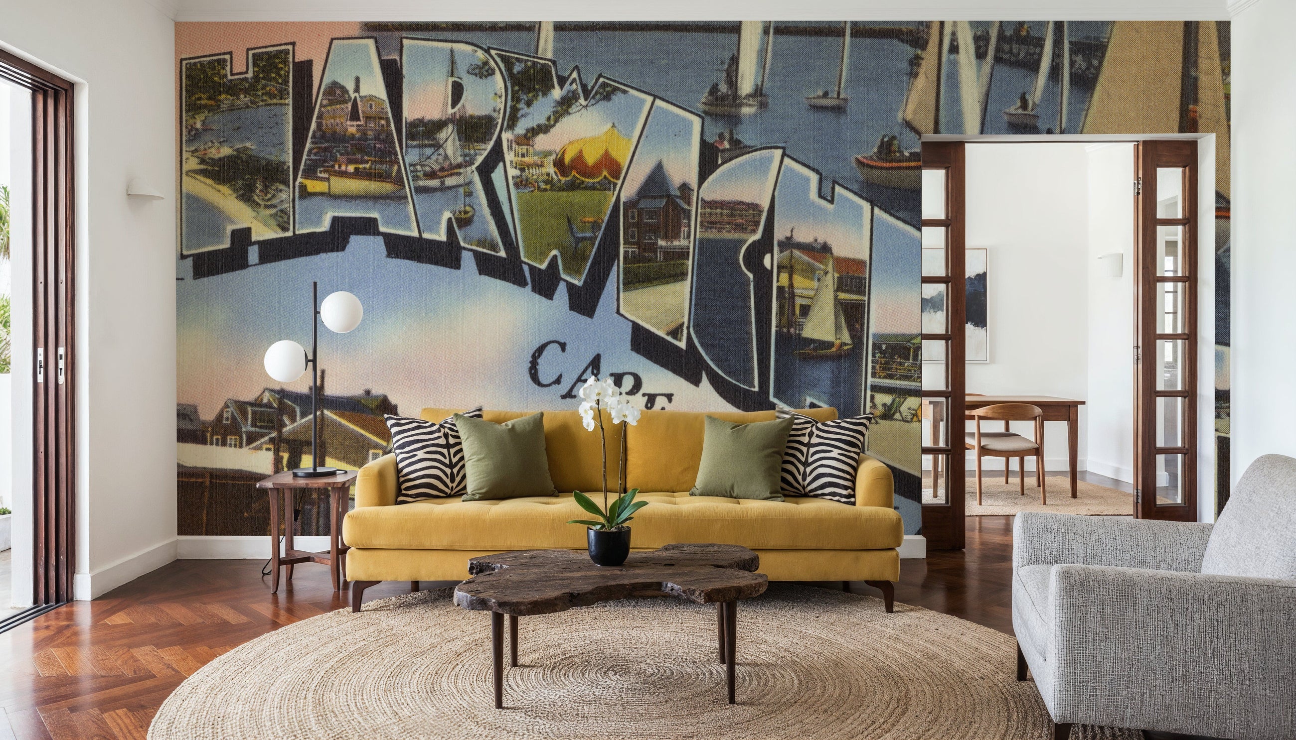 Greetings From Harwichport Mural Wallpaper