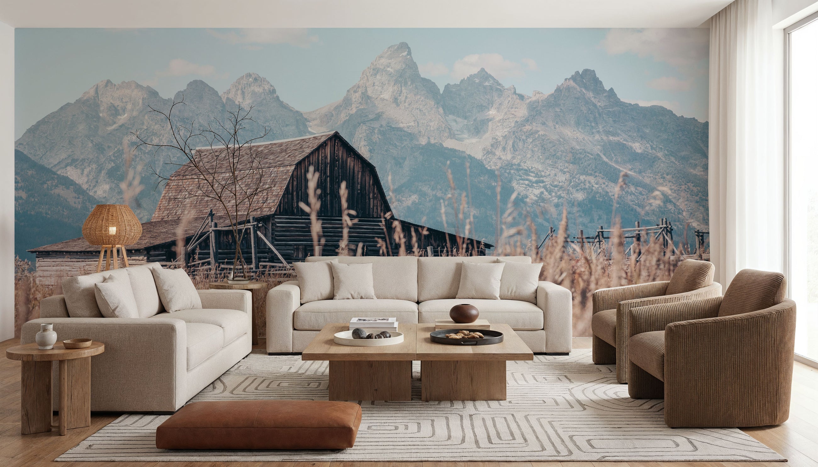 Historic Row III Mural Wallpaper