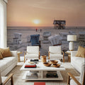 St Peter-Ording Sunrise Mural Wallpaper - room preview 06