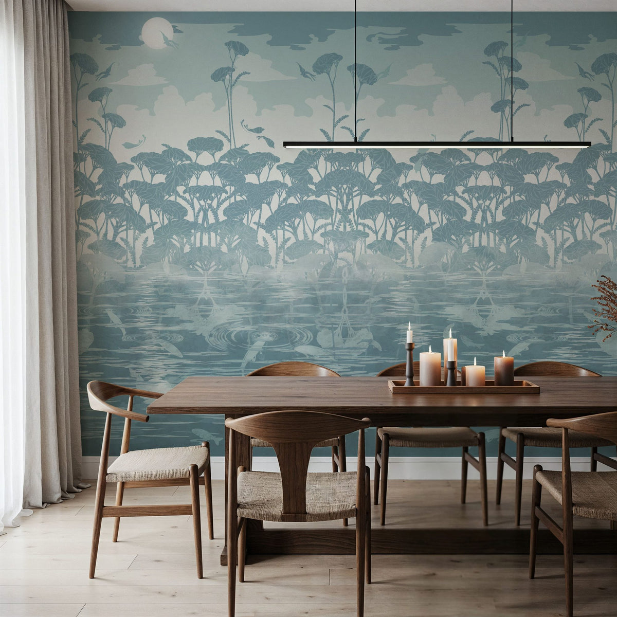 As Above So Below Sky Mural Wallpaper - room preview 06