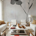 Wonderful Wildflowers XIV Neutral Mural Wallpaper - room preview 06