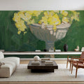 Urn of Flowers Mural Wallpaper - room preview 06