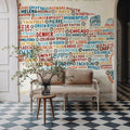 US City Map Mural Wallpaper - room preview 06