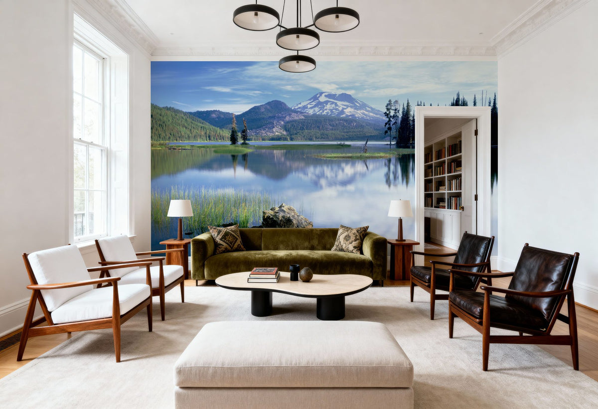 Mountain Serenity Mural Wallpaper - room preview 06