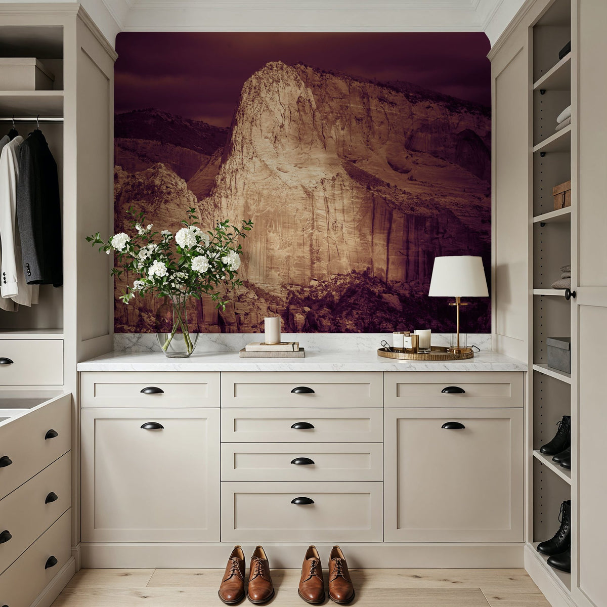 Sunset in Kolob Mural Wallpaper - room preview 06