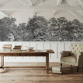 Over the Treetops, Stone Mural Wallpaper - room preview 06
