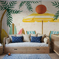 Beach Day I Mural Wallpaper - room preview 06