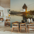 Lucerne Sunrise Mural Wallpaper - room preview 06