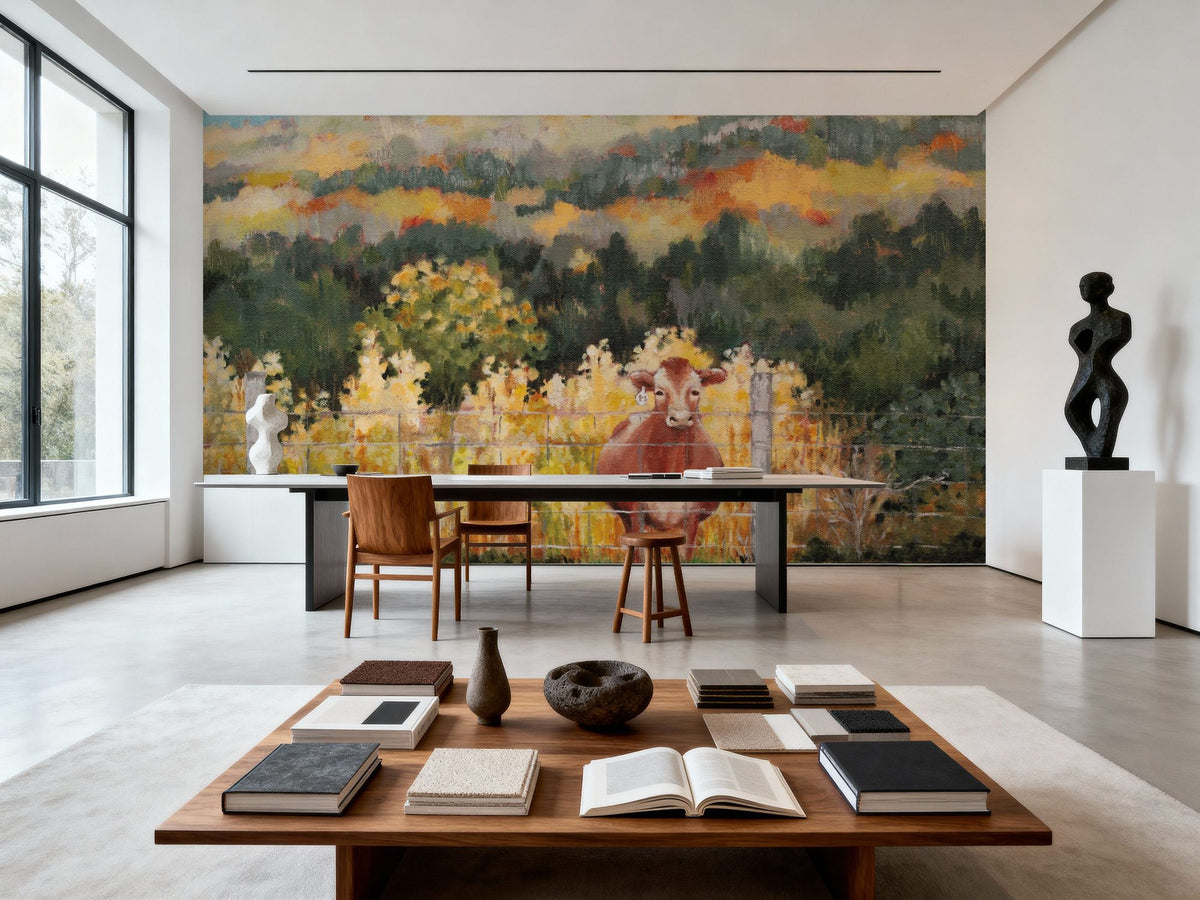 Fall on the Farm Mural Wallpaper - room preview 06