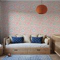 Seeing Cacti Coral Mural Wallpaper - room preview 06