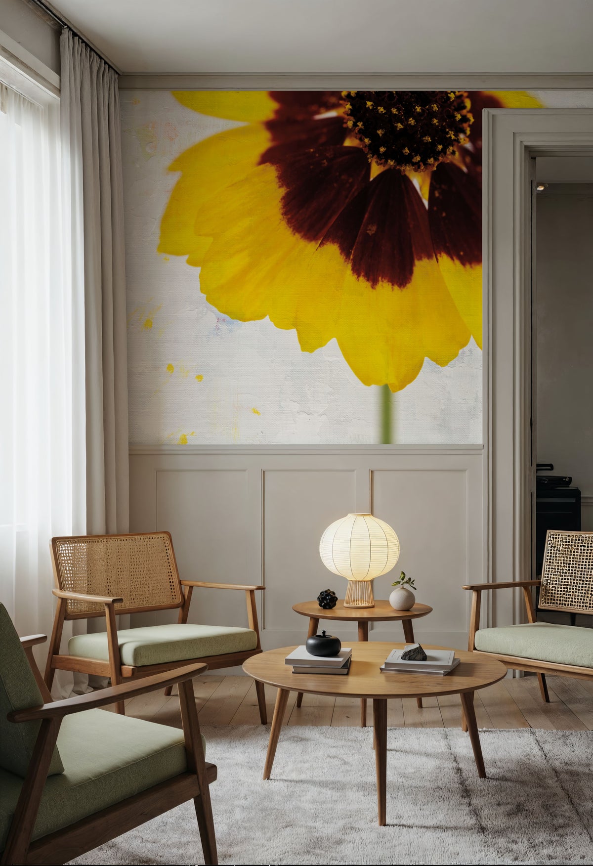 Wonderful Wildflowers XI Mural Wallpaper - room preview 06