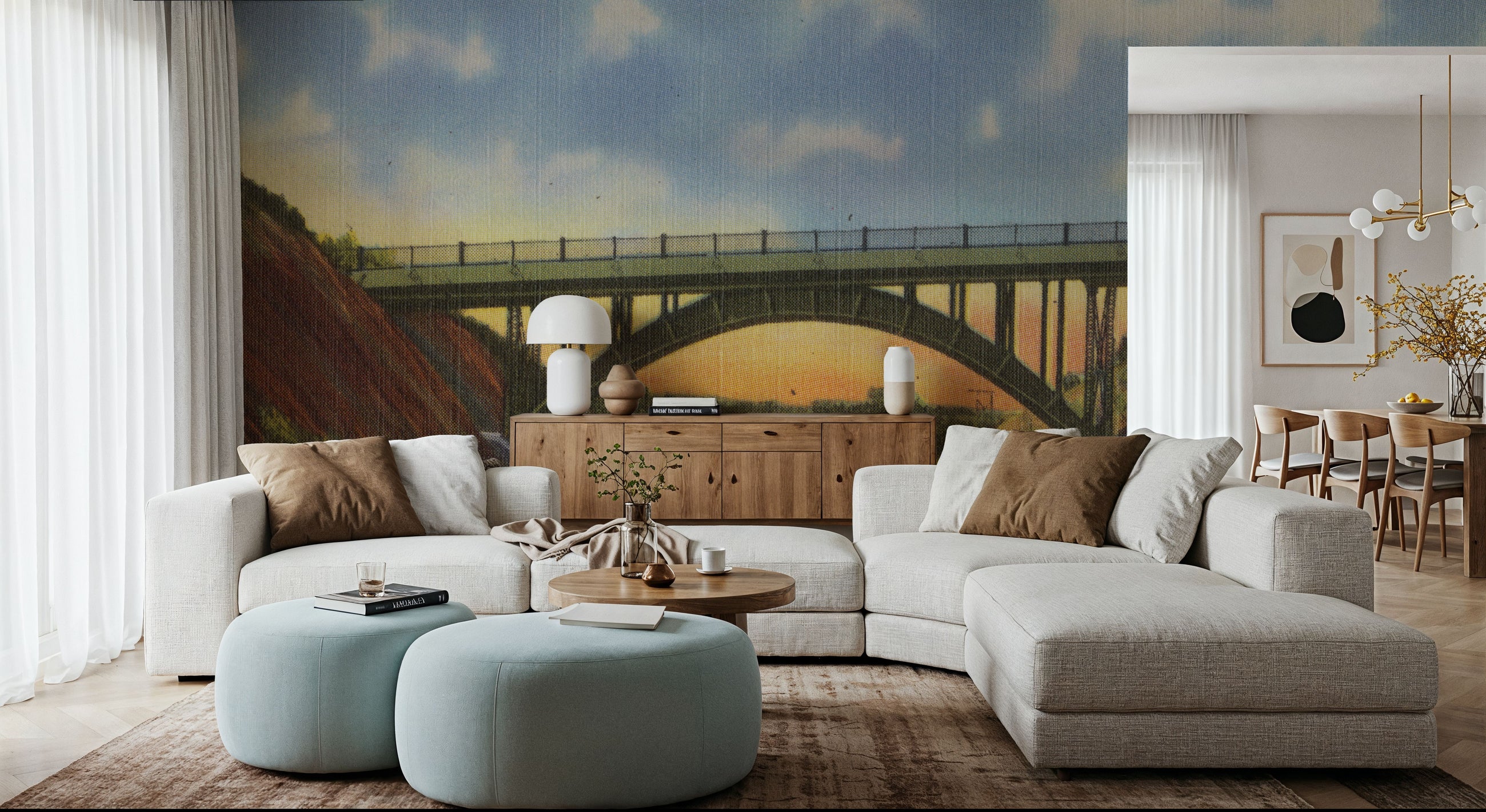 Dodge Highway Mural Wallpaper