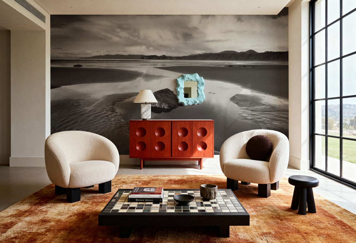 Clearing Storm on Washington Coast II Mural Wallpaper - room preview 06