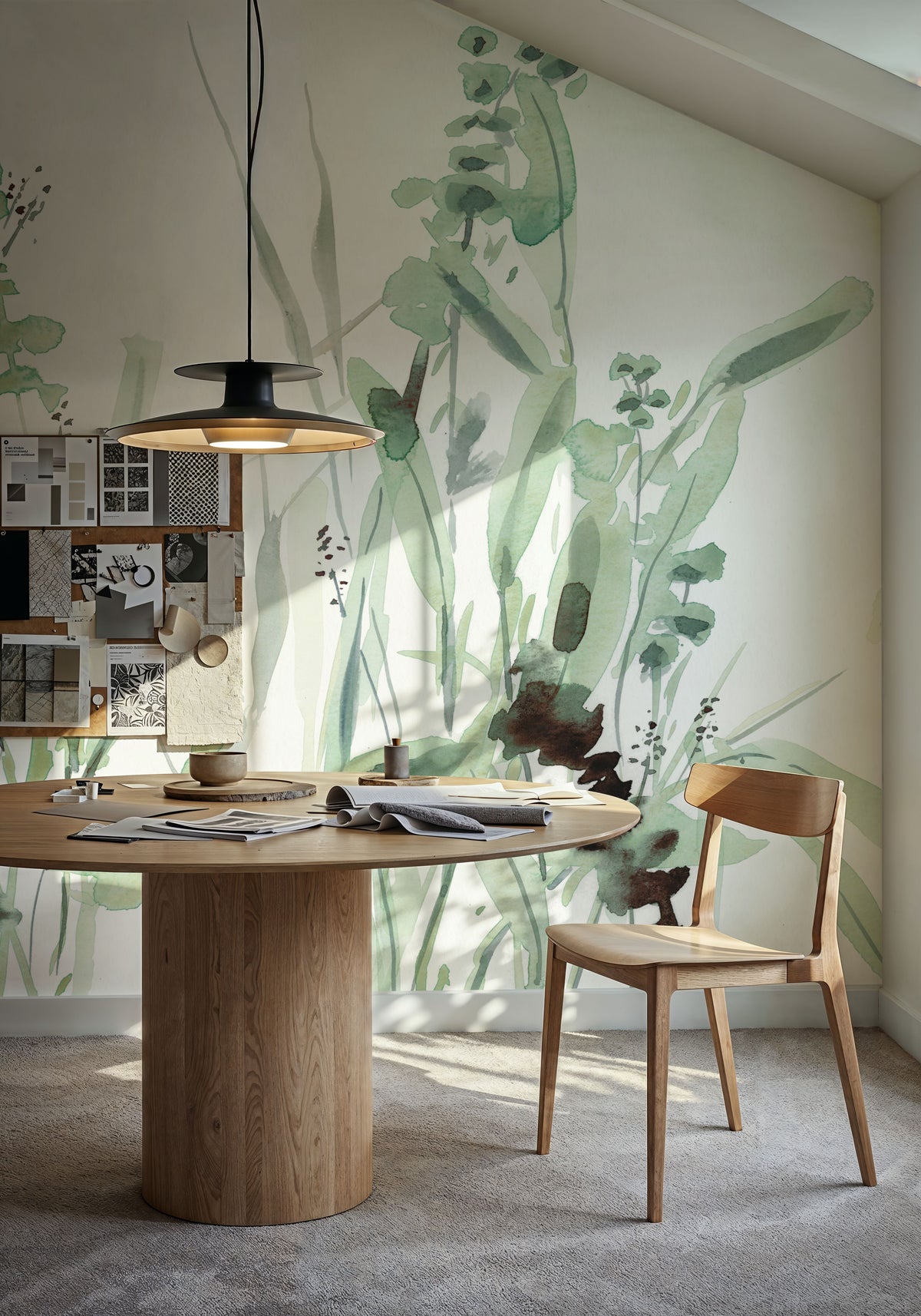 Grass Fields Mural Wallpaper - room preview 06