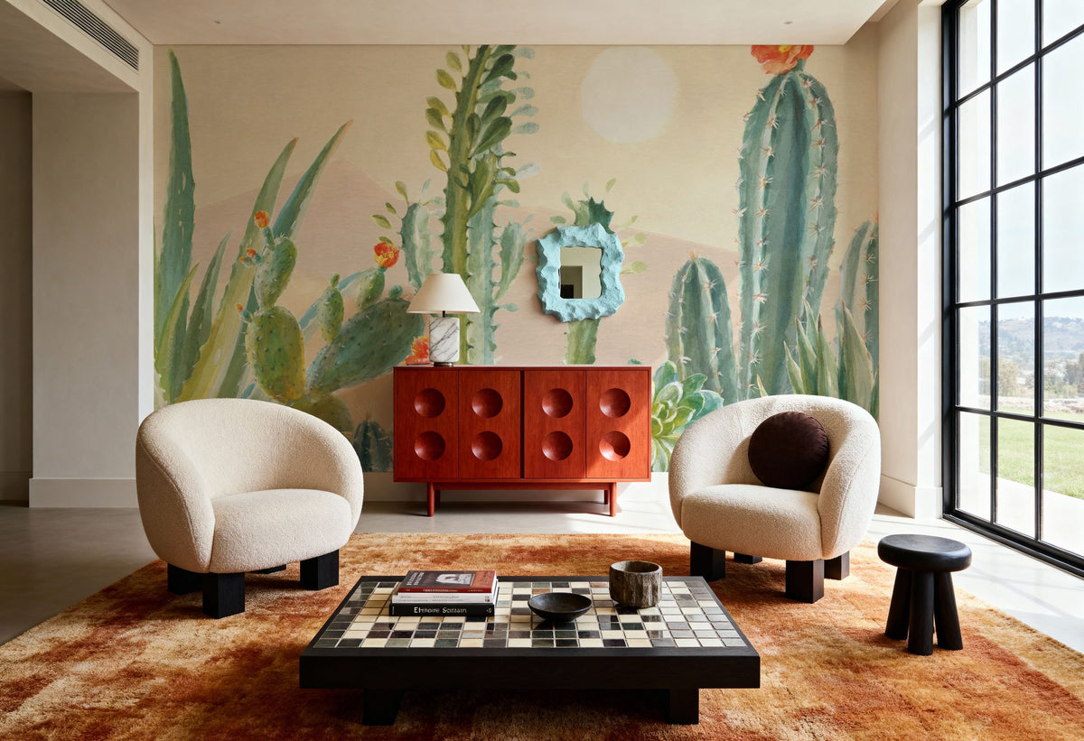 Desert Scorch Mural Wallpaper - room preview 06
