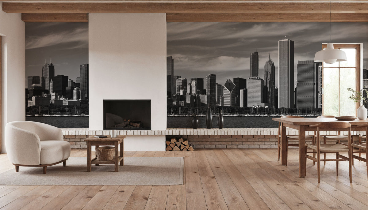 Metropolitan Harbor Mural Wallpaper - room preview 06