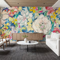 Floral Explosion Mural Wallpaper - room preview 06