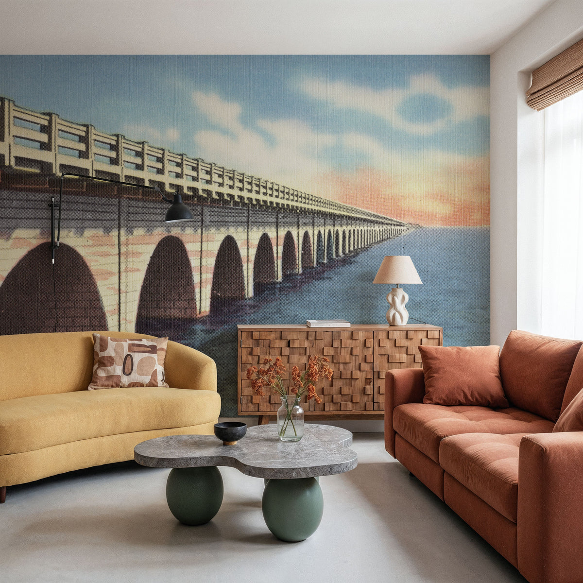 Keys Highway Mural Wallpaper - room preview 06