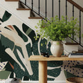 Monstera Vibes Mural Wallpaper - room preview 06