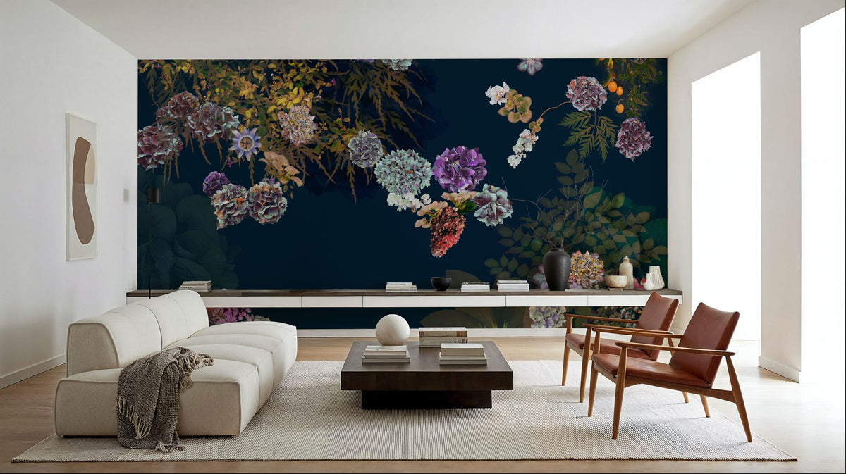 Graceful Autumn Mural Wallpaper - room preview 06