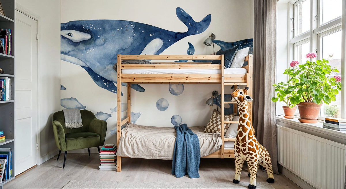 Dwellpaper Whale Song Mural Wallpaper image 6