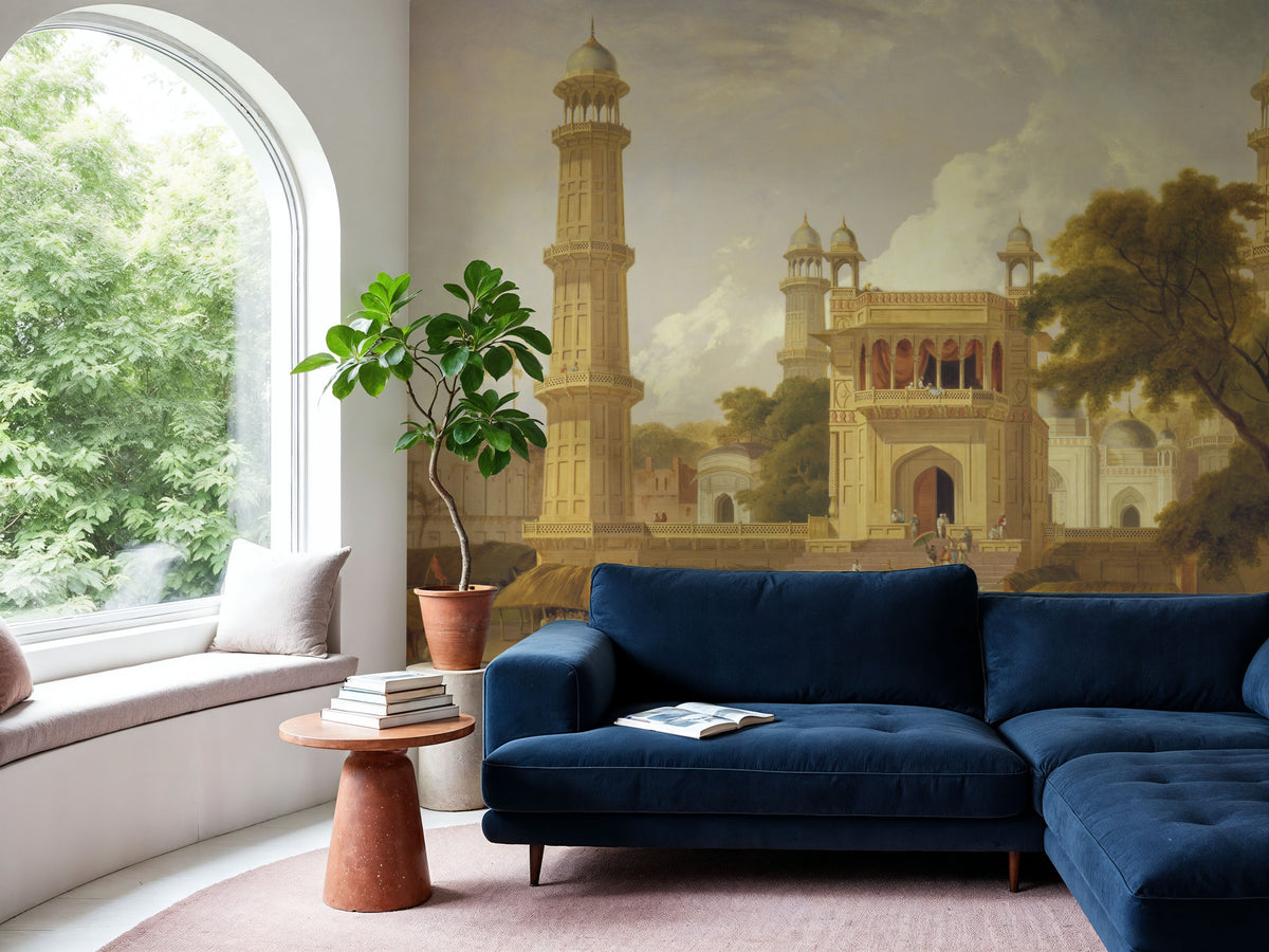 Indian Temple, Said to Be the Mosque of Abo-ul-Nabi, Mural Wallpaper - room preview 06