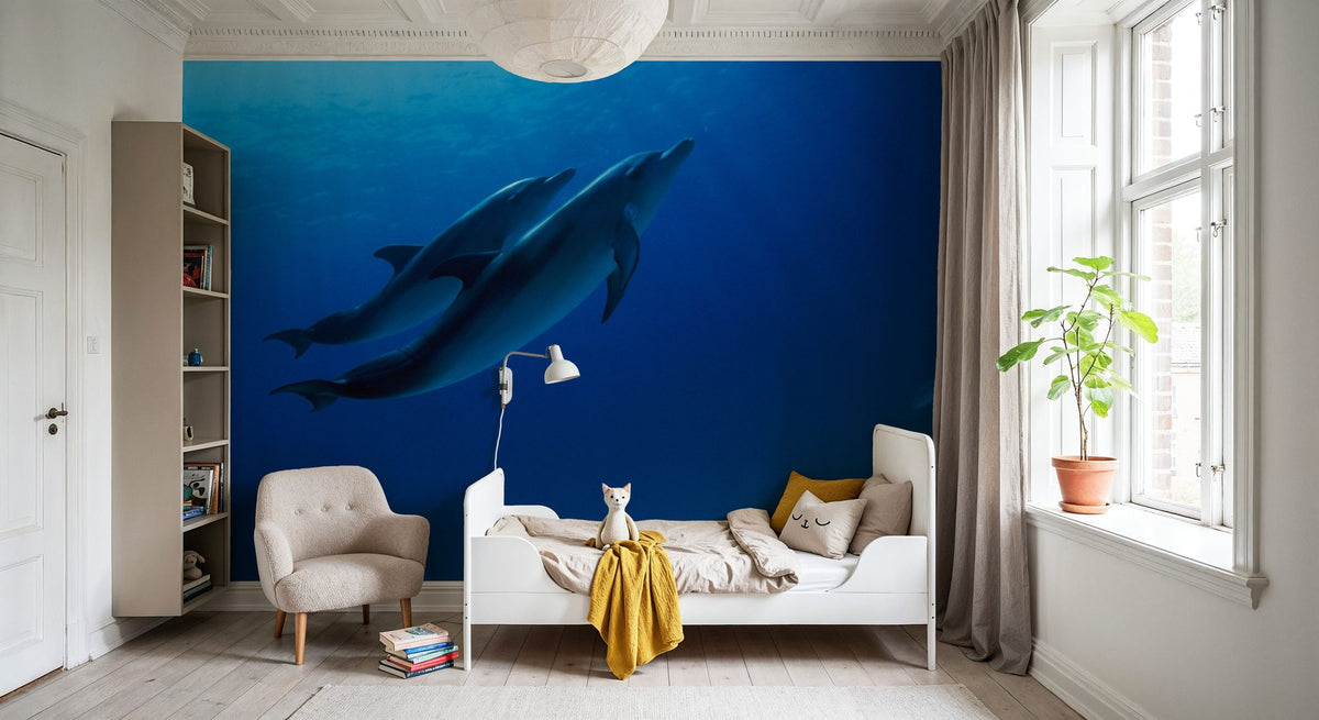 Ocean Harmony Mural Wallpaper - room preview 06
