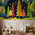 Fantasy Forest Fall Mural Wallpaper - room preview 06