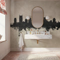 Nashville Tennessee Skyline Concrete Mural Wallpaper - room preview 06