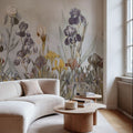 Iris Field Calm Mural Wallpaper - room preview 06