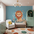 Lion Roar Mural Wallpaper - room preview 06