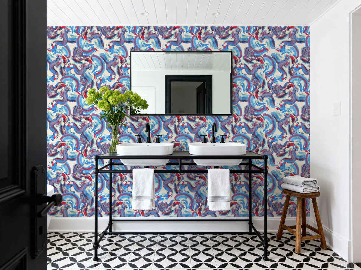 Forest Fruit Rainbows Mural Wallpaper - room preview 06