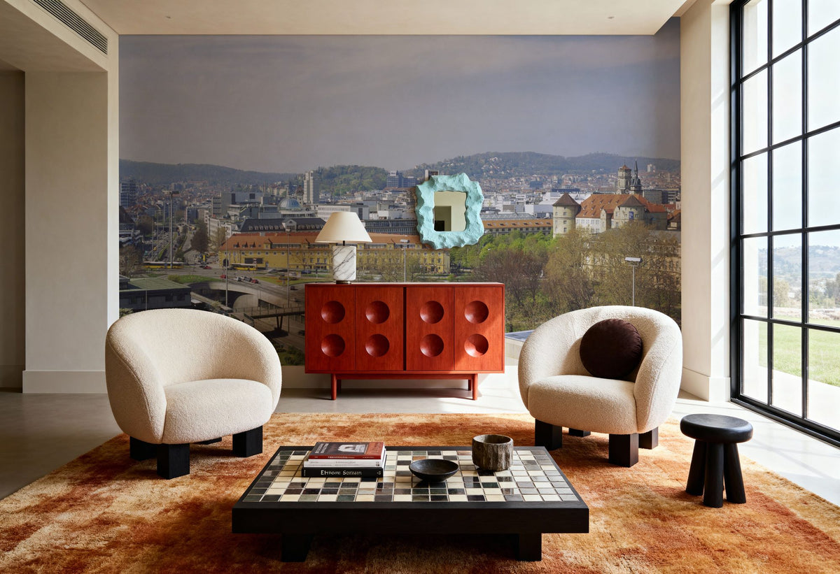 Metropolitan Horizon Mural Wallpaper - room preview 06