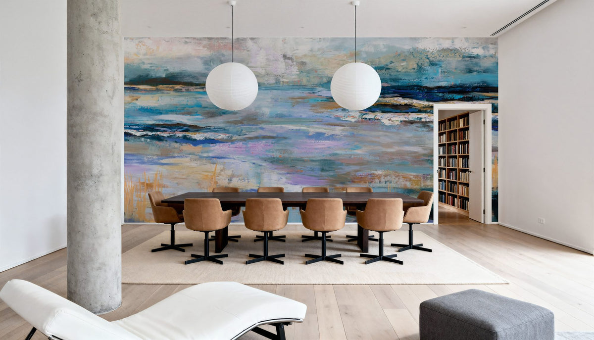 Coastal View Mural Wallpaper - room preview 06