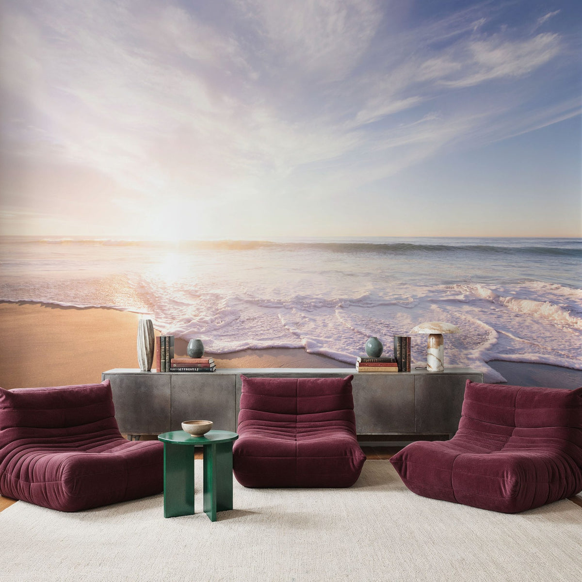 Sandy Beach Mural Wallpaper - room preview 06