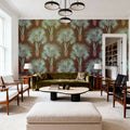 Elephant Ear Tree, Brown Mural Wallpaper - room preview 06