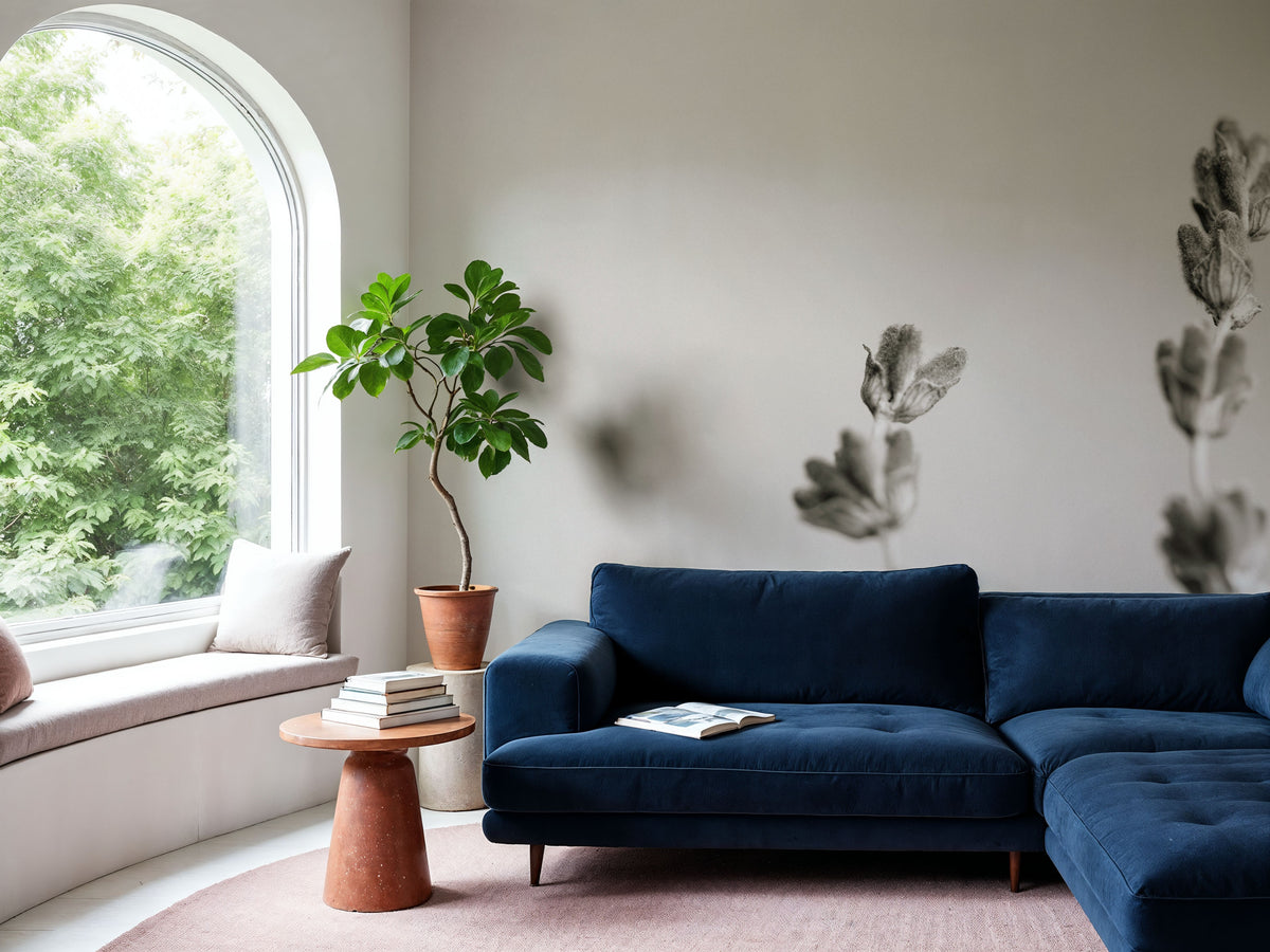 Lavender Study Mural Wallpaper - room preview 06