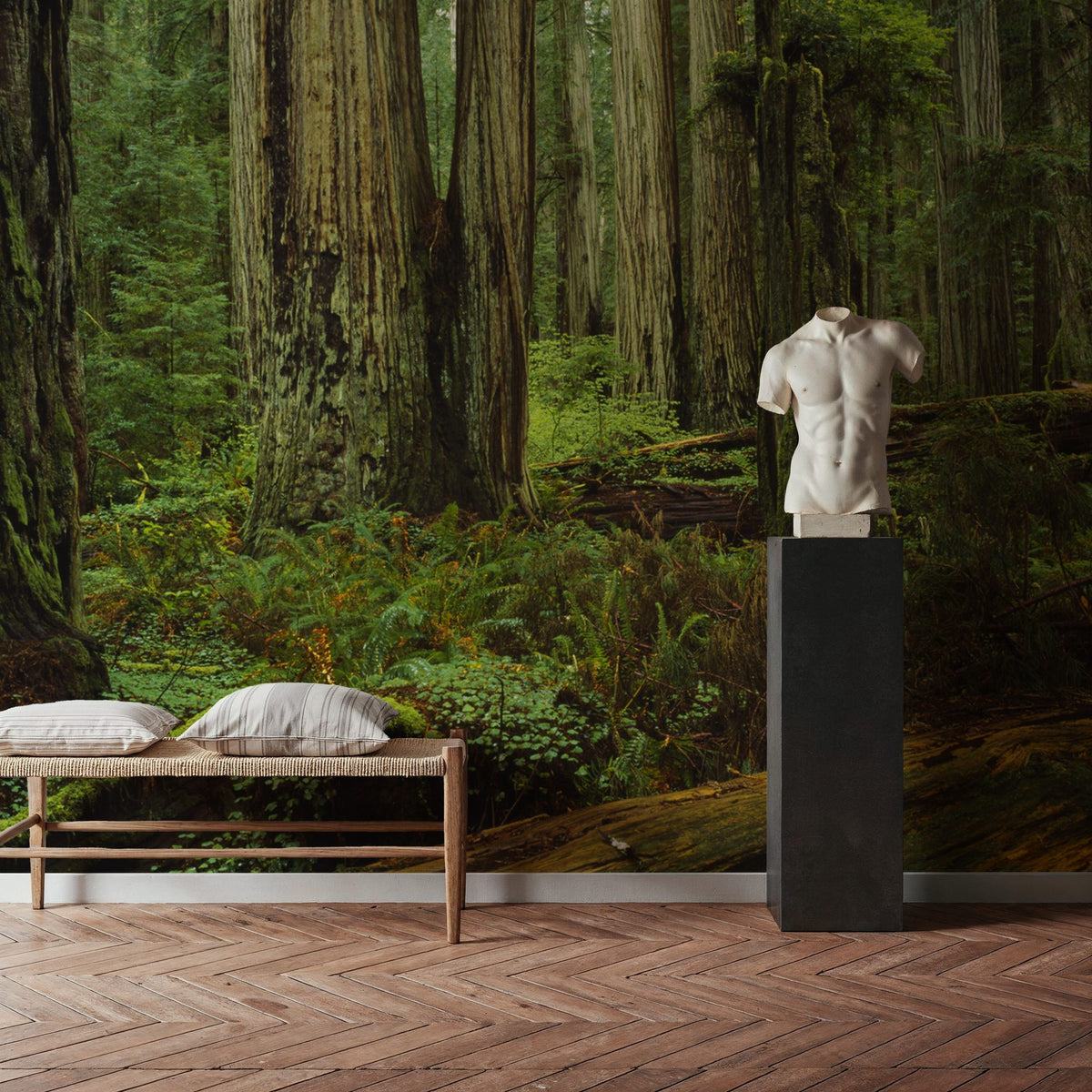 Mossy Haven Mural Wallpaper - room preview 06