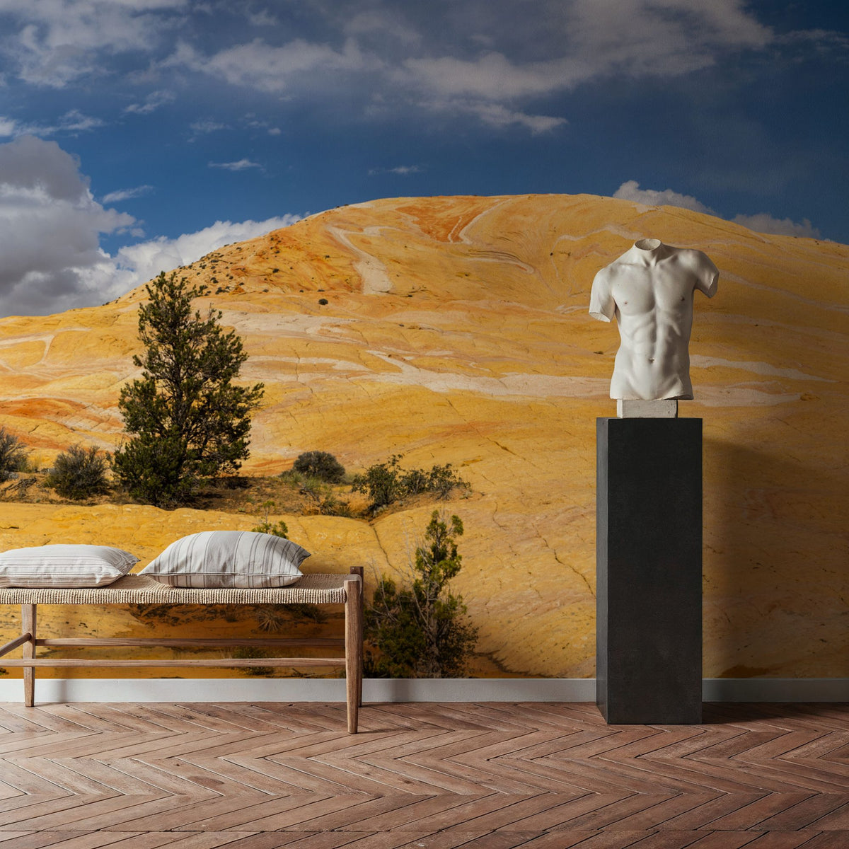 Golden Mesa Mural Wallpaper - room preview 06