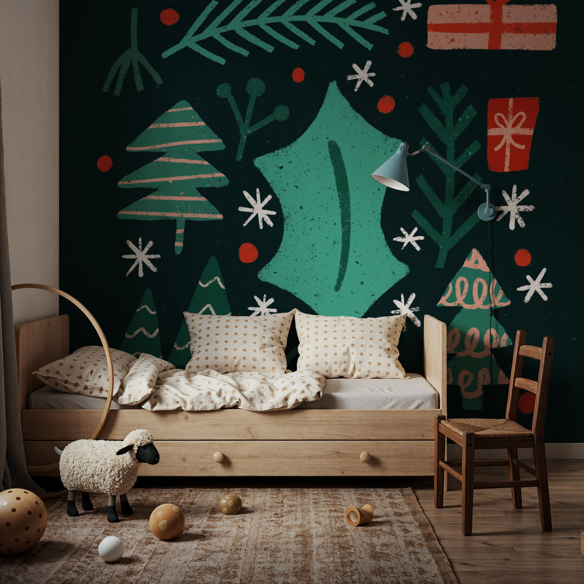 Warm Wishes II Mural Wallpaper - room preview 06