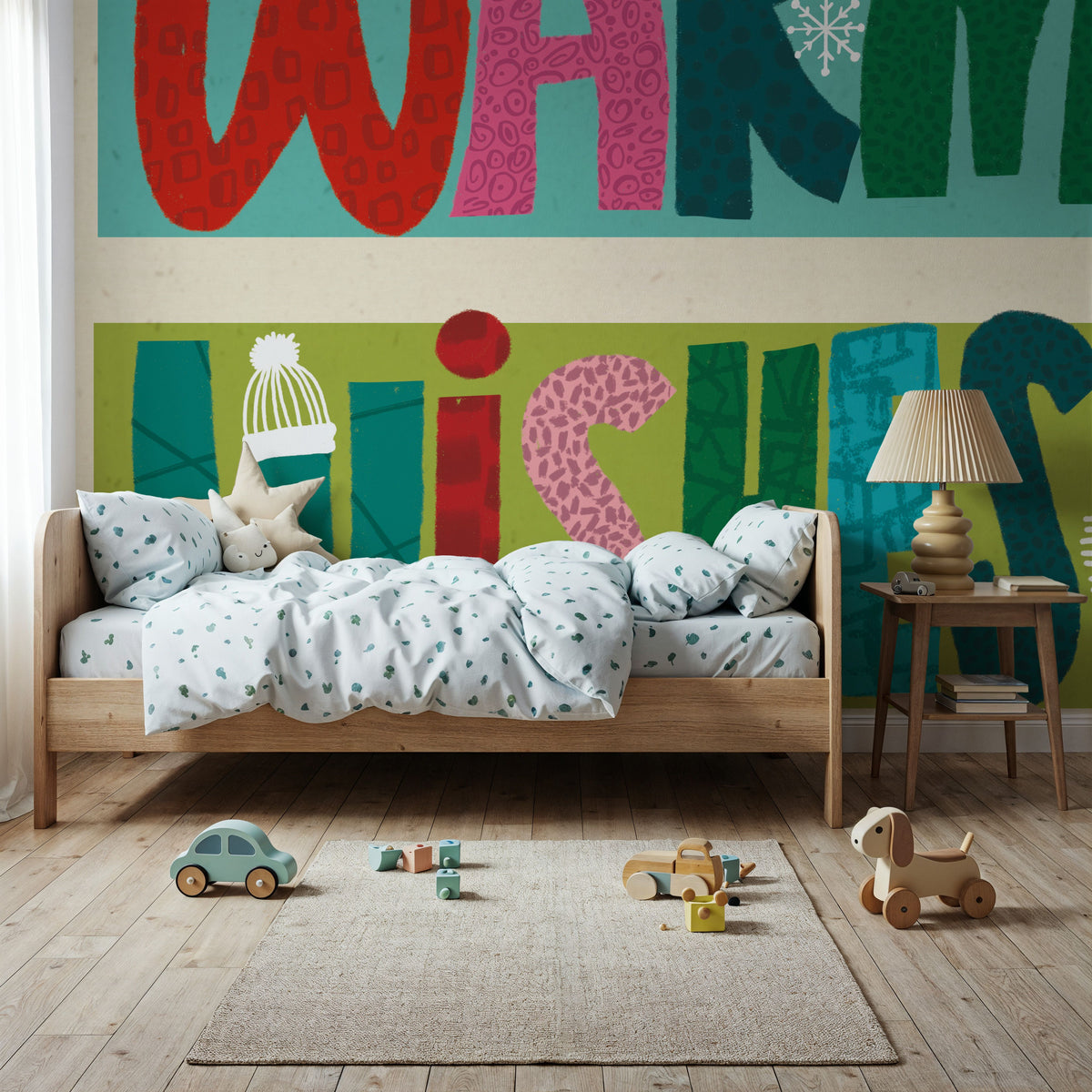Festive Feelings IV Mural Wallpaper - room preview 06