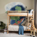 Surfing T-Rex Mural Wallpaper - room preview 06