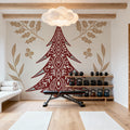 Holiday Form IX Color Mural Wallpaper - room preview 06