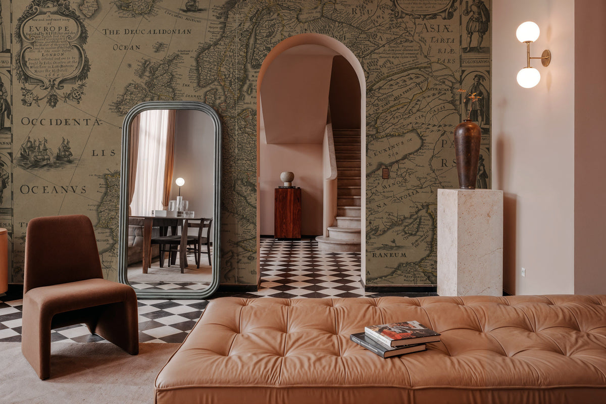 Map of Europe 1668 Mural Wallpaper - room preview 06