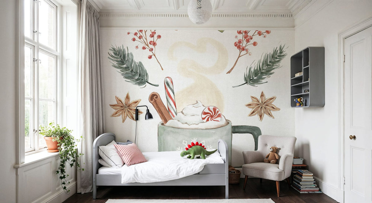 Winter Warmth II Mural Wallpaper - room preview 06
