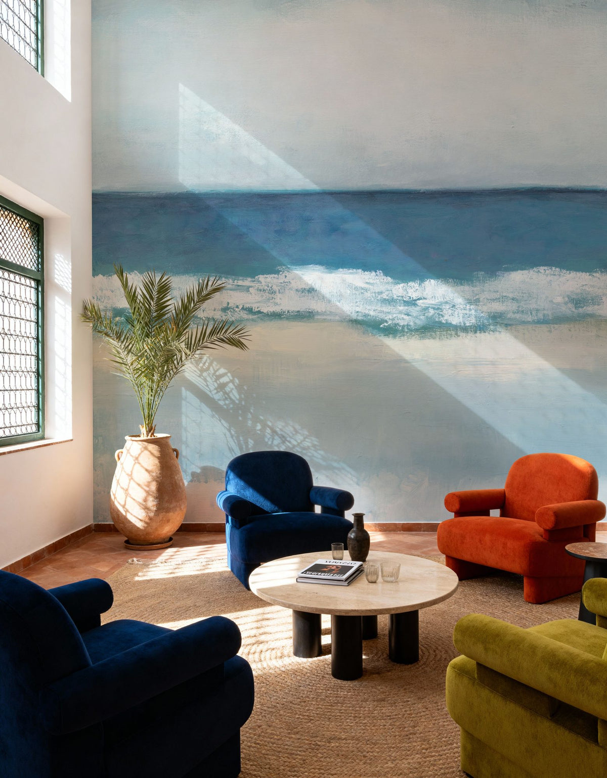 Calming Coast Mural Wallpaper - room preview 06