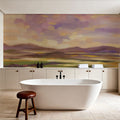 Purple Cloud Mural Wallpaper - room preview 06