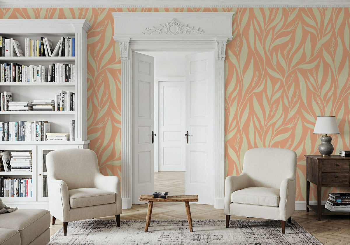 Leavescapes Mural Wallpaper - Edition 3 - room preview 06