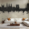 Maastricht the Netherlands Skyline Concrete Mural Wallpaper - room preview 06